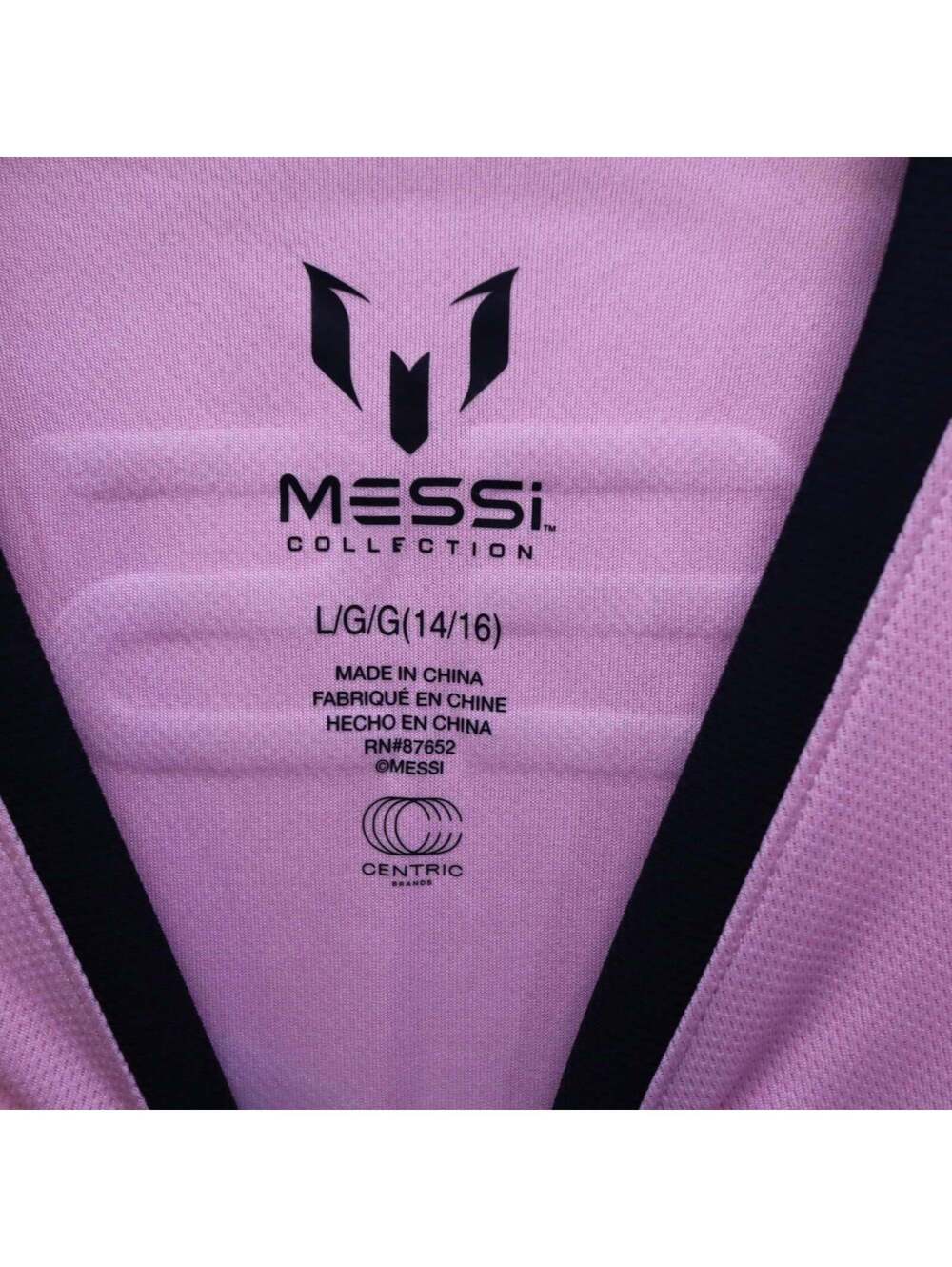 Lionel Messi Collection #10 Pink Inter Miami Style Soccer Jersey & Shorts Set L - Picture 3 of 9